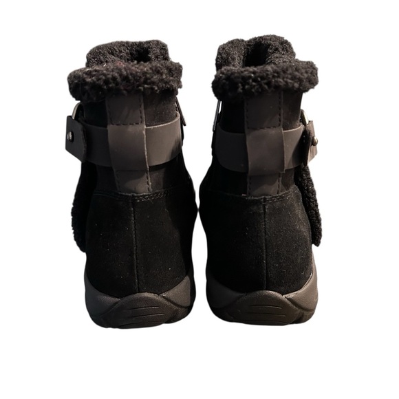 Easy Spirit Elinor Black Winter Ankle Boots with Faux Fur Lining SZ 7 - Picture 3 of 6